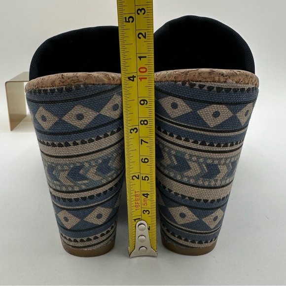 LUCKY BRAND Navy Marilynn Platform Wedge Sandals | Size 9 - Picture 11 of 14